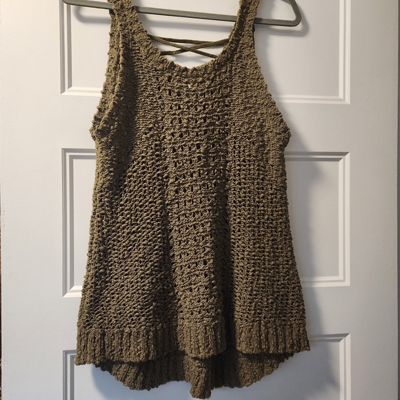 Buffalo David Bitton Olive Knit Top - Picture 1 of 5